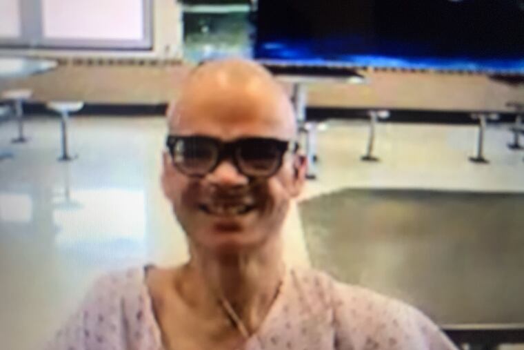 Juan Perez, a wheelchair-bound inmate at SCI Laurel Highlands medical facility in Somerset, Pennsylvania. Perez has been in prison for 30 years, and his sister, Mayra Skinner, is asking the state to send him home so she can assume the caregiving burden.