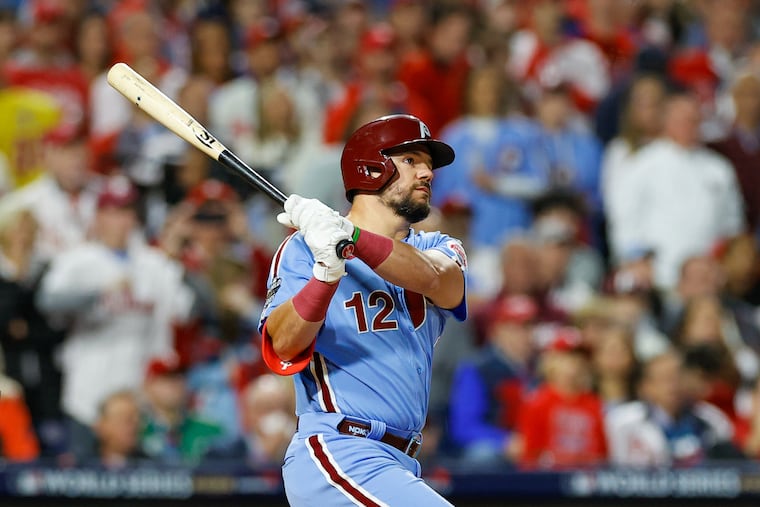 Kyle Schwarber and the Phillies face a must-win Game 6 in the World Series against the Houston Astros at Minute Maid Park Saturday.