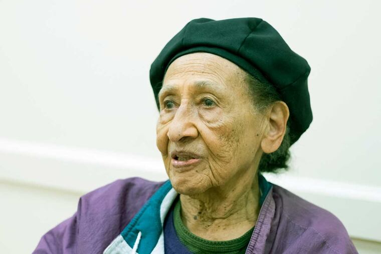 WIllie Boston, 98 who grew up in rural Mississippi and moved to Philadelphia in 1940, was anxious to cast a vote for Hillary Clinton. "It feels wonderful," she said.