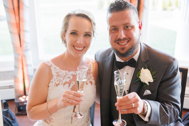 Christina and Matt, the newlyweds.