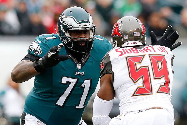 Eagles left tackle Jason Peters.