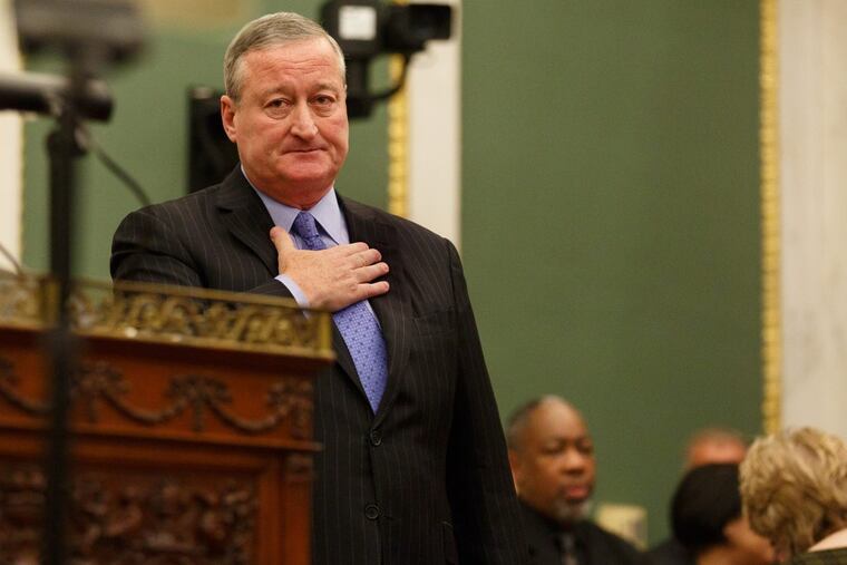 Mayor James Kenney, prior, to announcing to City Council Nov. 2 that the School Reform Commission will be replaced by a local Board of Education.