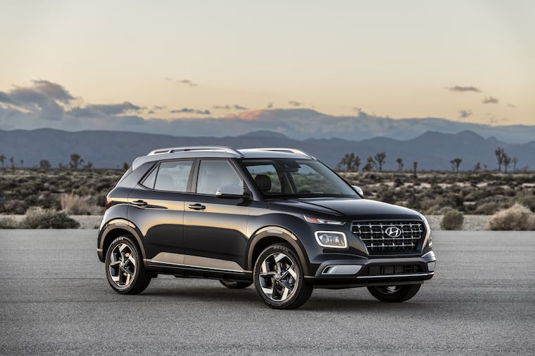 The 2021 Hyundai Venue looks like a kiddie-cart version of the company's large Palisade SUV, not a bad look at all.