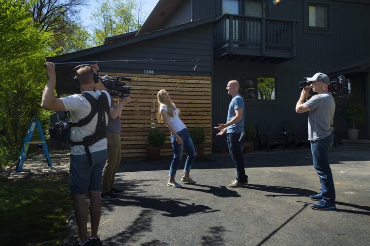 Lauren (left) and David Liess are filming an HGTV show, “Best House on the Block,” which will debut this fall. “HGTV has given people some self-confidence to take on houses they wouldn’t ordinarily have taken on,” Lauren Liess says.