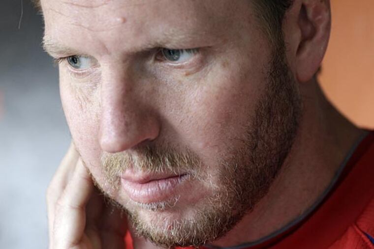 Philadelphia Phillies pitcher Roy Halladay will have arthroscopic surgery to repair a bone spur in his the shoulder. (Marcio Jose Sanchez/AP)
