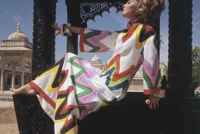 From fashion historian Caroline Rennolds Milbank's newest work, "Resort Fashion: Style in Sun-Drenched Climates," due in November. The model wears the classically colorful, whimsical, oversize "summer jewelry."