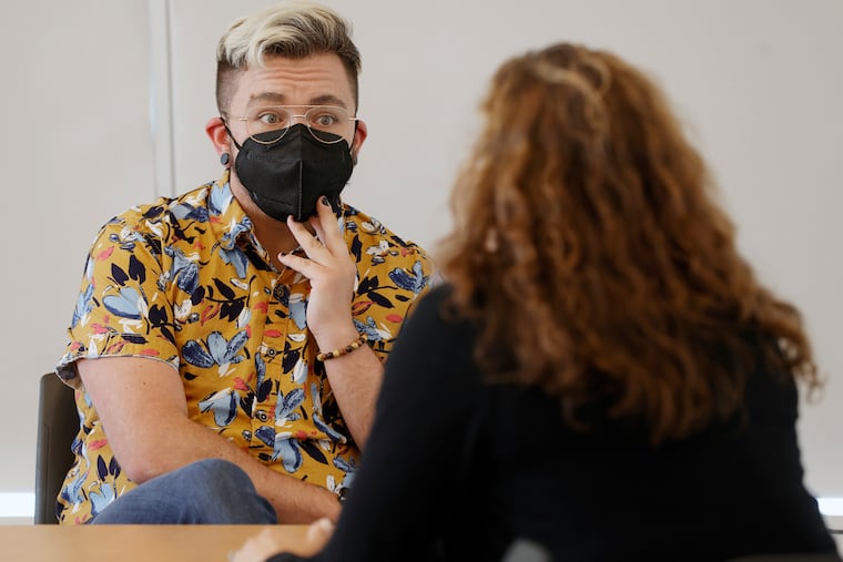 Cori Maskart (left), program assistant for the standardized patient program at Penn and Stacey Rose, faculty director of Penn’s standardized patient program.