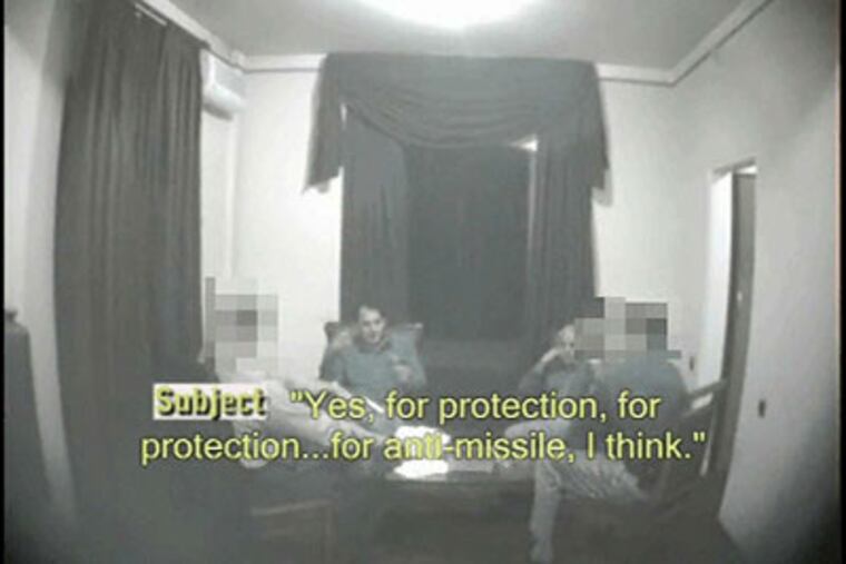 This is a still frame from surveillance video released on Dec. 2, 2009 by the U.S. Attorney's office in Delaware in which Amir Hossein Ardebili asks to purchase American military gear for Iran. (Source: U.S. Attorney's Office)