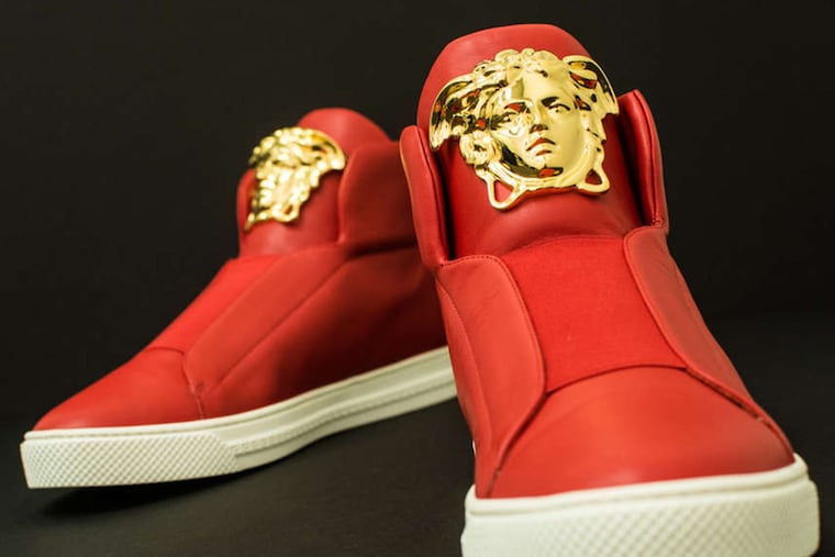 The new High-Top Medusa Head sneaker from Versace.