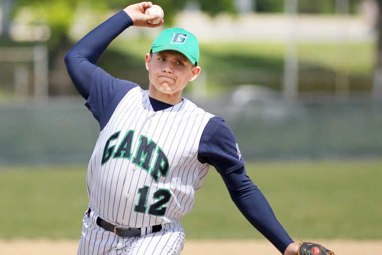 GAMP High pitcher Joe Brinkman allowed one hit in the game against Saul. ( Yong Kim / Staff Photographer )