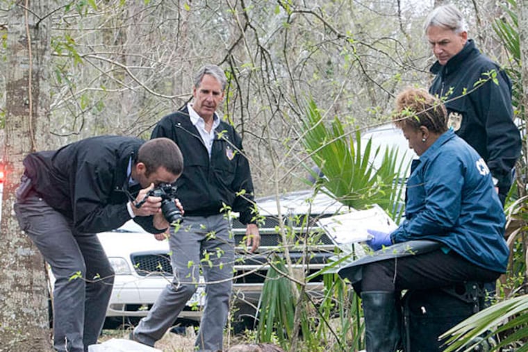 "NCIS: New Orleans," starring (from left) Lucas Black, Scott Bakula, CCH Pounder, and Mark Harmon. (CBS)