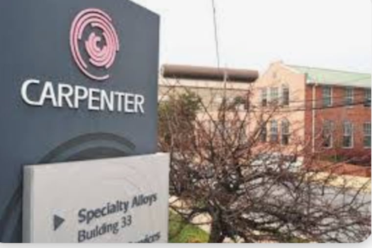 Part of the Carpenter Technology complex in Reading, Pa. The Philadelphia-based specialty steelmaker also has operations in Western Pennsylvania and Alabama and a finishing plant in China.