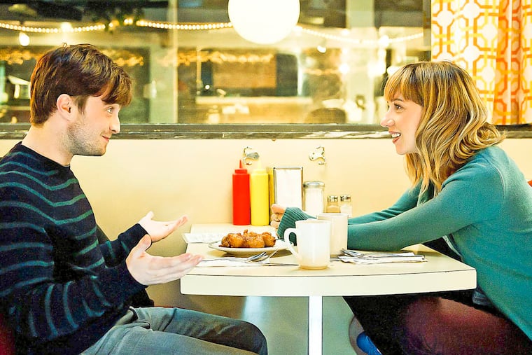 Sparks fly between Wallace (Daniel Radcliffe) and Chantry (Zoe Kazan) in "What If." (MCT)