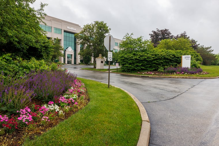 One site where Brian O'Neill wants to build a data center in Upper Merion Township, pictured in May.