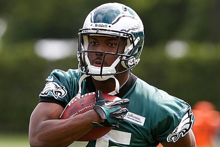 Running back LeSean McCoy was absent from practice, but he was at the facility earlier in the day to lift weights. (David Maialetti/Staff Photographer)