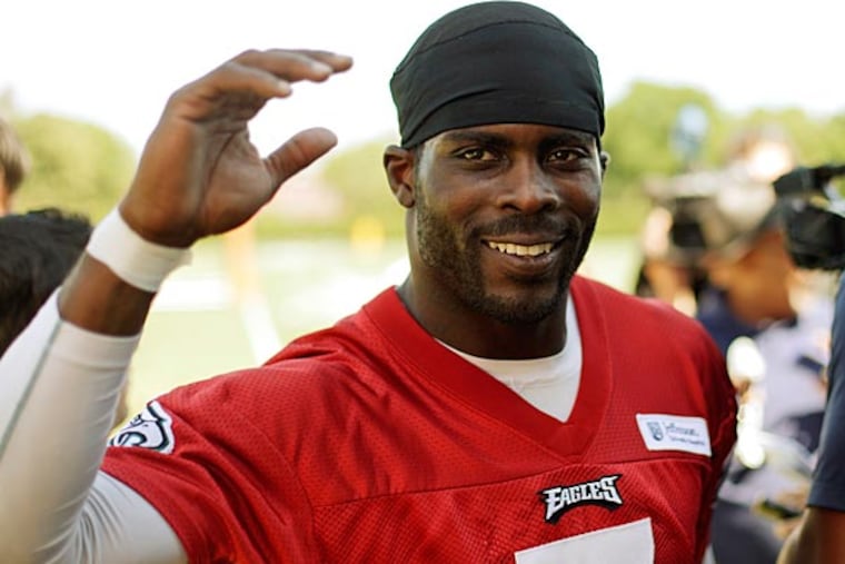 Eagles quarterback Michael Vick. (Matt Rourke/AP)