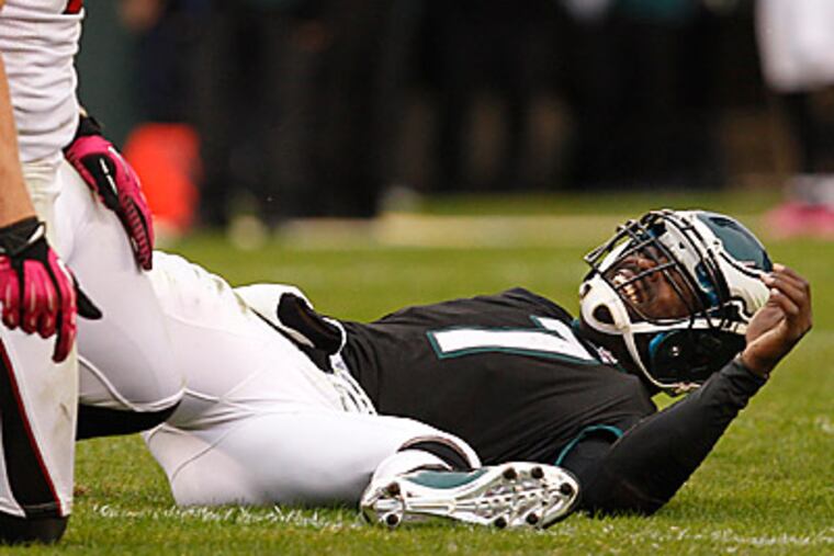 "Whatever decision Coach makes, I'll support it," Michael Vick said about Andy Reid. (Ron Cortes/Staff Photographer)