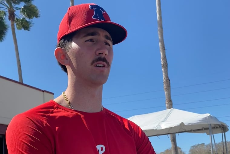 Phillies top prospect Andrew Painter gave his first interview Friday since undergoing Tommy John elbow surgery on July 25. He's not expected to pitch this season.