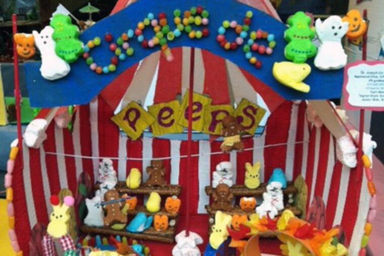 A diorama competition at PeepsFest included this entry, Cirque de Peeps.