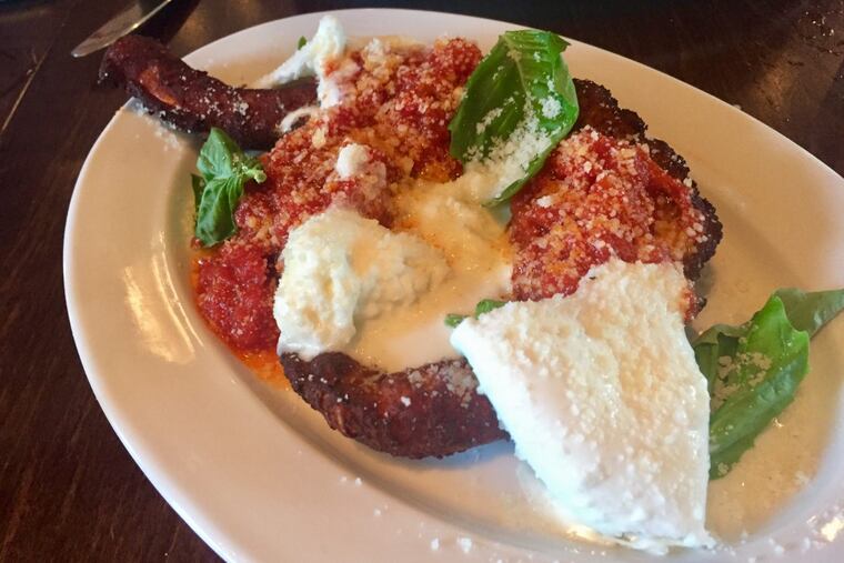 Pork chop Parmesan is an Amis classic that has made its way south to Bar Amis, which recently replaced Lo Spiedo in the Navy Yard.