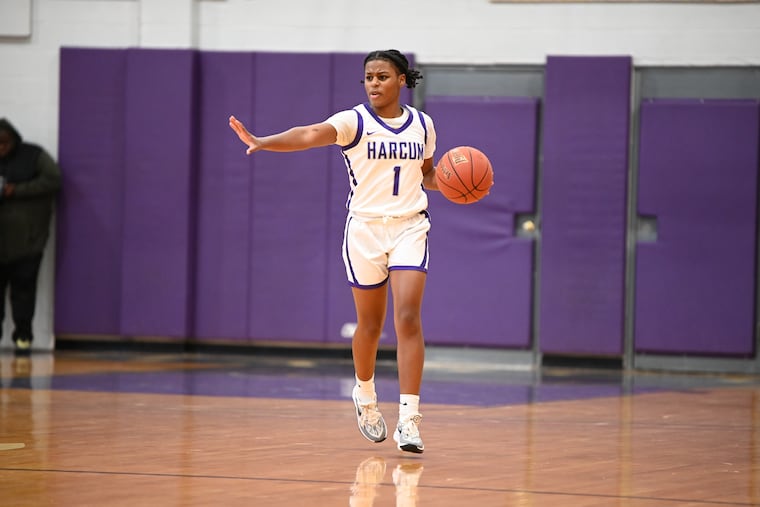 Harcum College sophomore T’Nyah Riggins is one of the returners from last season’s Final Four run.