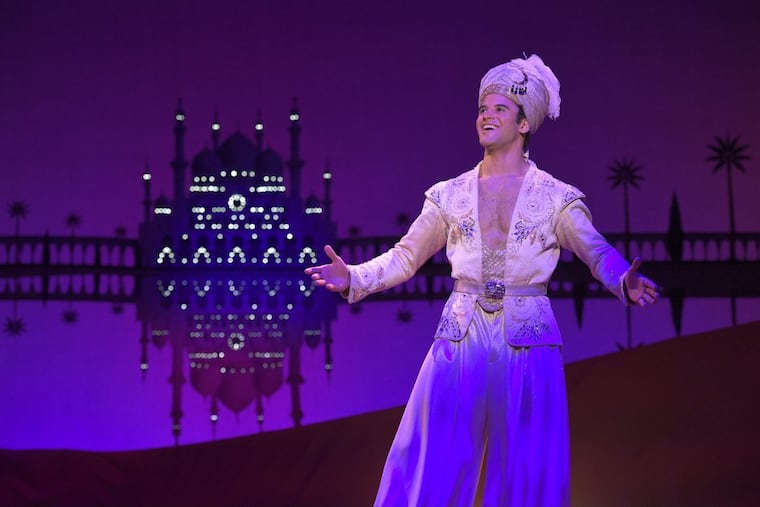 Clinton Greenspan as Aladdin in "Aladdin," through July 1 at the Academy of Music.