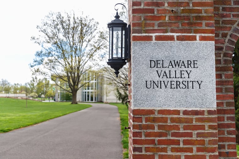 Delaware Valley University, in Doylestown, has about 1,900 undergraduate students.