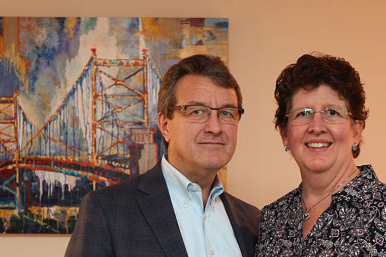 Roger Vanderklok and his wife, Eleanor, who thought the worst when her husband went off the grid after a bag screening at PHL. DAVID MAIALETTI / STAFF PHOTOGRAPHER