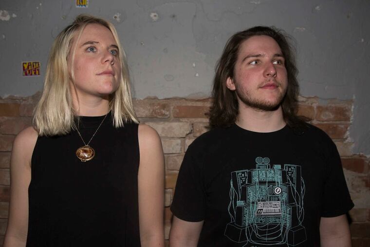 Philly band Vita and the Woolf (Jennifer Pague and Adam Shumski) at the Main in Austin, Texas, on Tuesday.