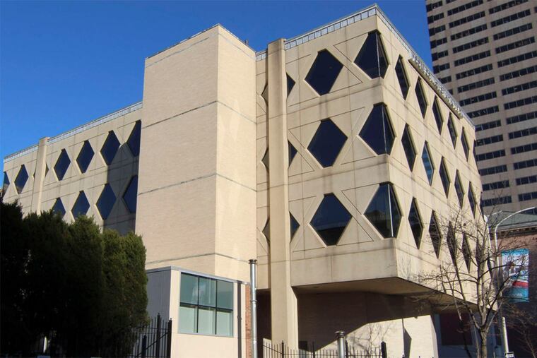 The eye-catching building rose in 1962 and was acquired by Moore College in the 1990s.