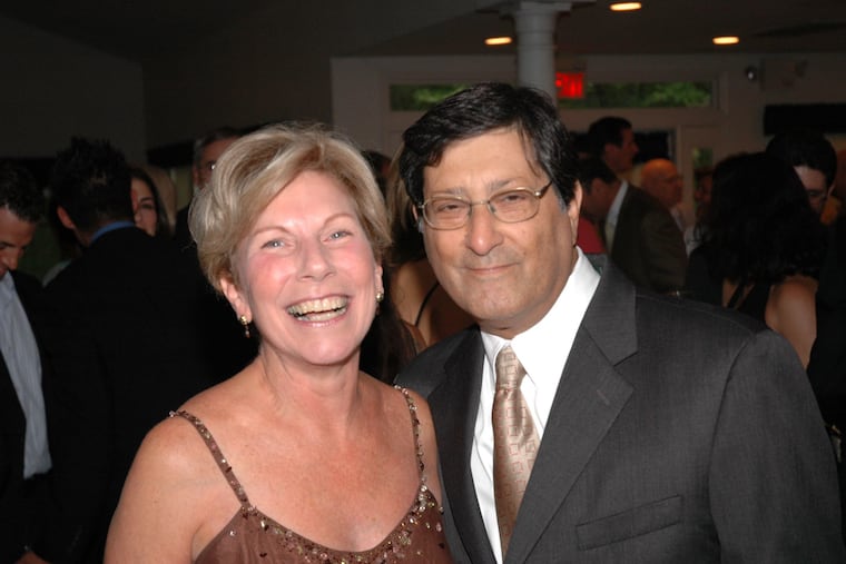 Judith and Bob Levine on their wedding day.