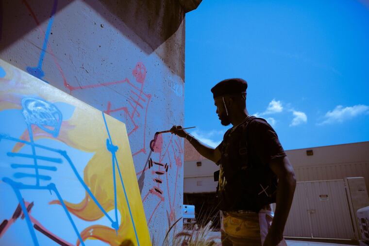 Gianni Lee, painting.