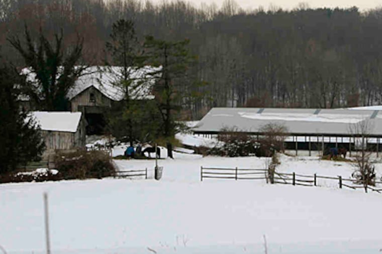 The Springdale Farm in Chester County is the oldest continuously operating farm in Pennsylvania. Some of the older buildings on the 88-acre property have become dilapidated. (Michael S. Wirtz/Staff)