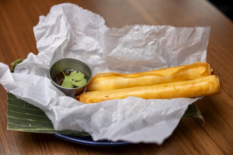 The dynamite lumpia at Manong.