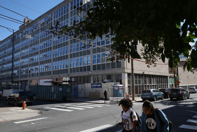 Benjamin Franklin High School is pictured in Philadelphia on Friday, Oct. 4, 2019. Tests have revealed dangerous asbestos fibers in the building, which also houses Science Leadership Academy.