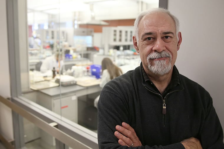 Chief executive officer Donald E. Morel Jr. in front of a lab at the Exton headquarters of West Pharmaceutical Services Inc. He plans to retire in the spring. DAVID MAIALETTI / Staff Photographer