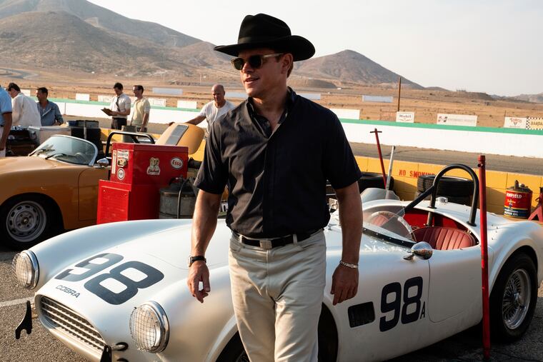 This image released by 20th Century Fox shows Matt Damon in a scene from "Ford v. Ferrari," in theaters on Nov. 15.