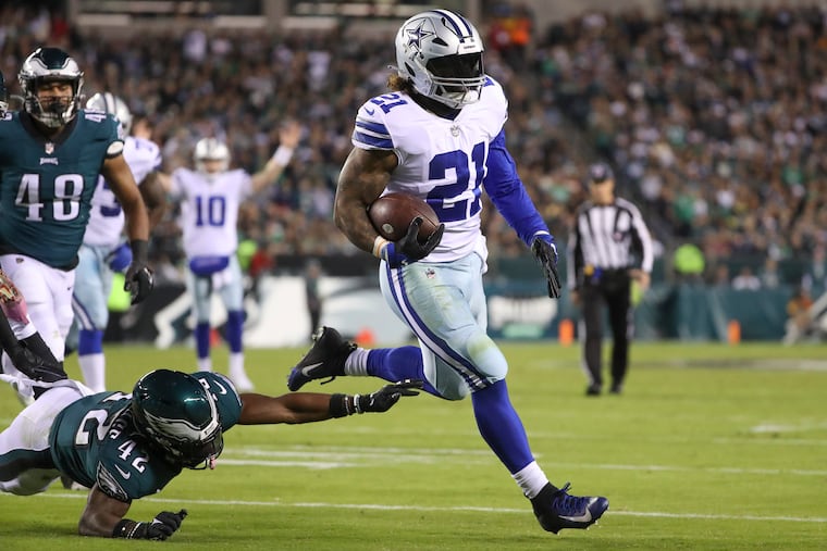 Could Zeke Elliott trade the Cowboys for the division rival Eagles next season?