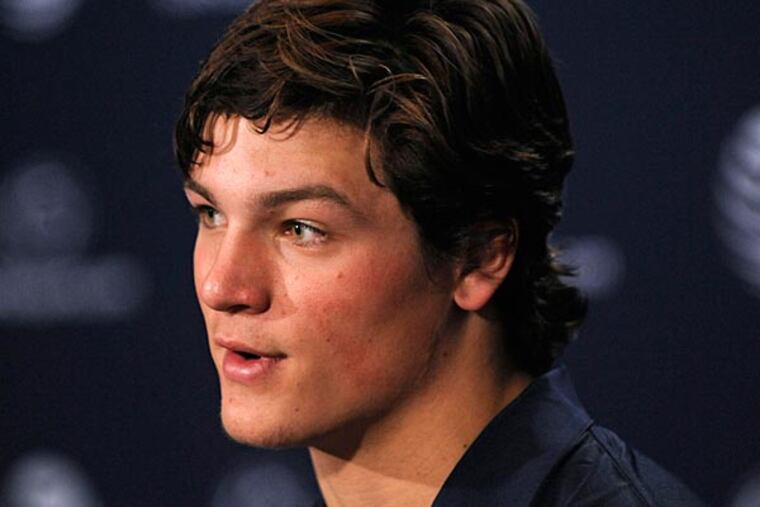 Penn State quarterback Christian Hackenberg.(AP Photo/Centre Daily Times, Nabil K. Mark)