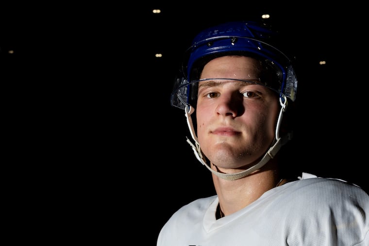Blake Zielinski had a chance to meet Johnny Gaudreau as a young skater, and later won an award in the name of the South Jersey legend and his late brother, Matthew.