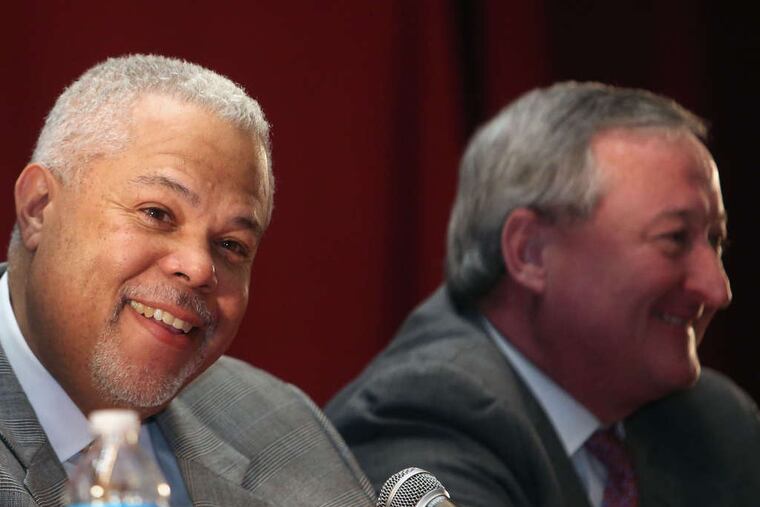 State Sen. Anthony Hardy Williams (left) is creeping closer to a Democratic primary challenge of Mayor Jim Kenney.