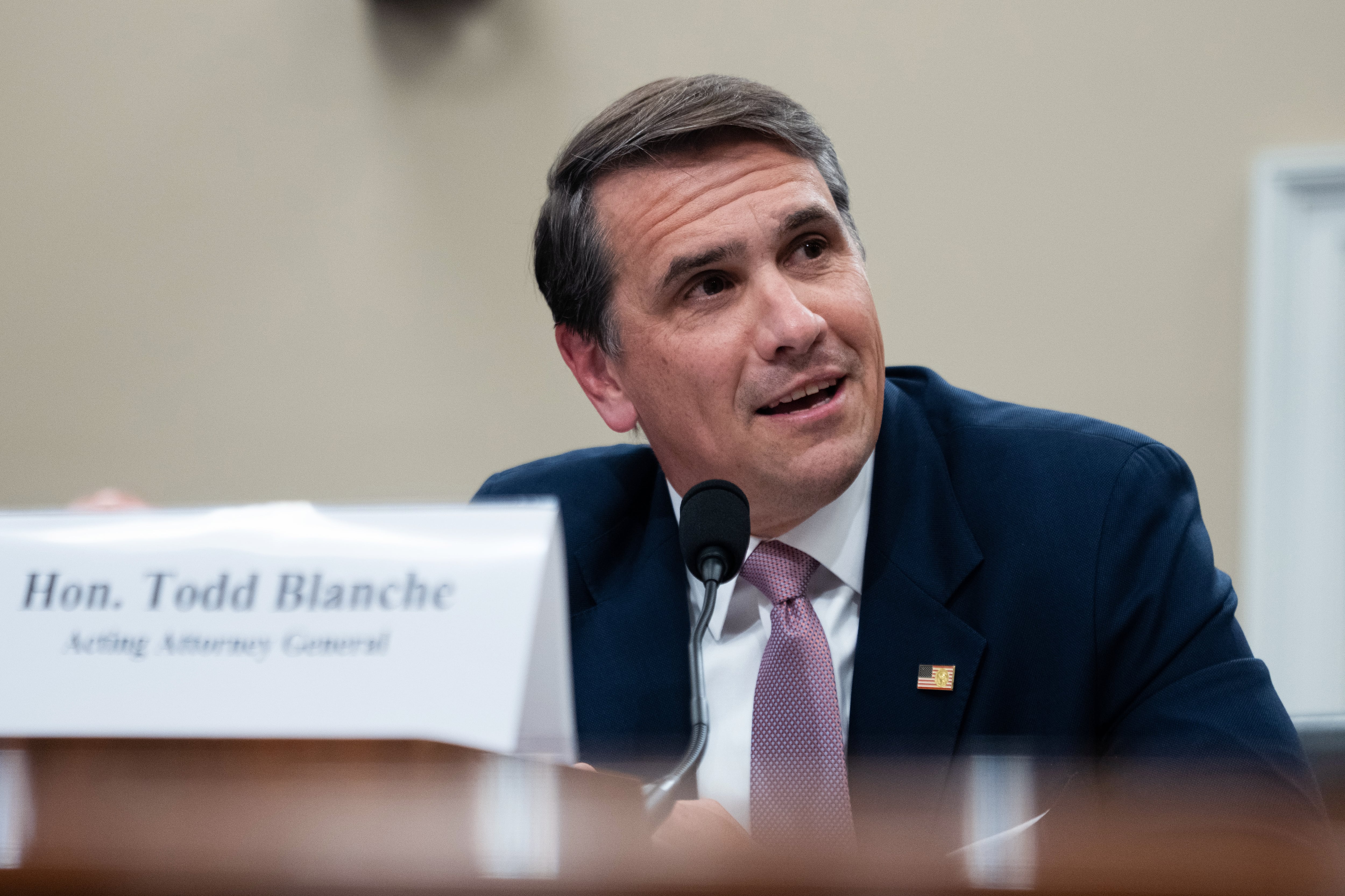 Trump says he's nominating Todd Blanche to serve as attorney general