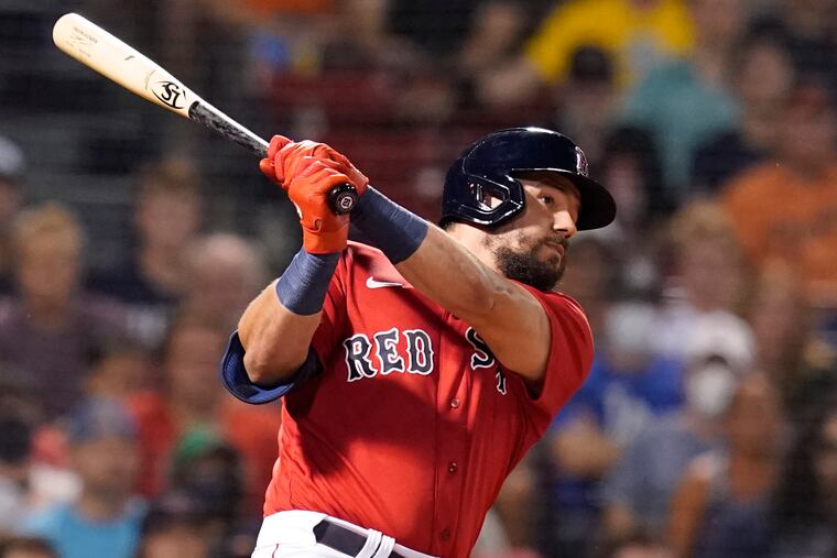 Kyle Schwarber hit 32 home runs combined between the Nationals and Red Sox last season.