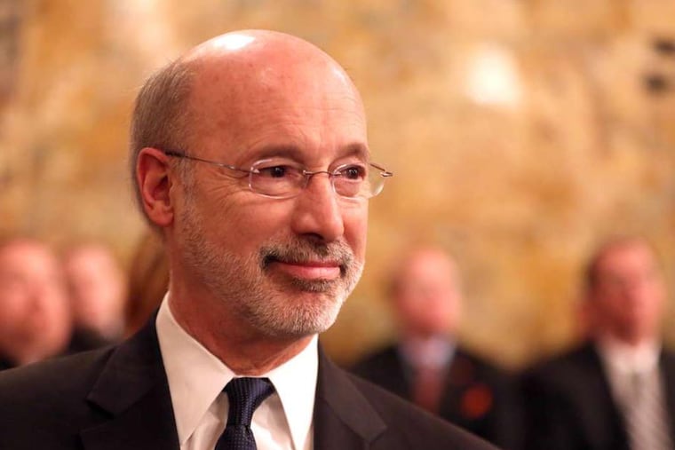Gov. Wolf is scheduled to unveil his multi-billion spending plan at 11:30 a.m. Tuesday before a joint session of the legislature. ( DAVID SWANSON / Staff Photographer )