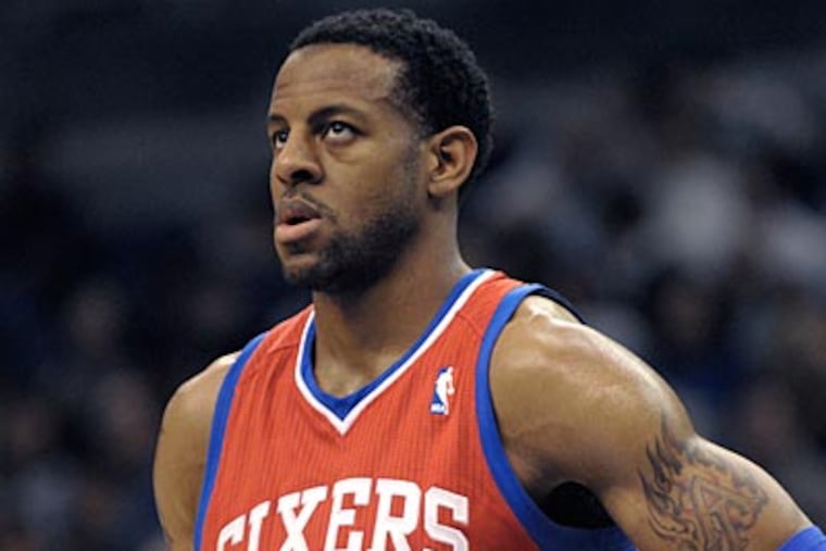 "You are going to have some good times and you are going to have some bad times," Andre Iguodala said. (Phelan M. Ebenhack/AP)