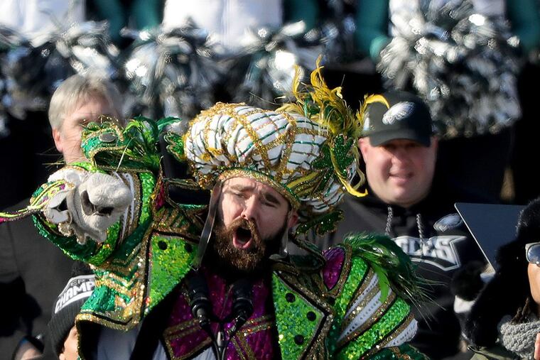 Jason Kelce gives his epic speech at the end of the Eagles’ Super Bowl parade. If the Flyers ever won the Stanley Cup, is there someone who could match his passion?