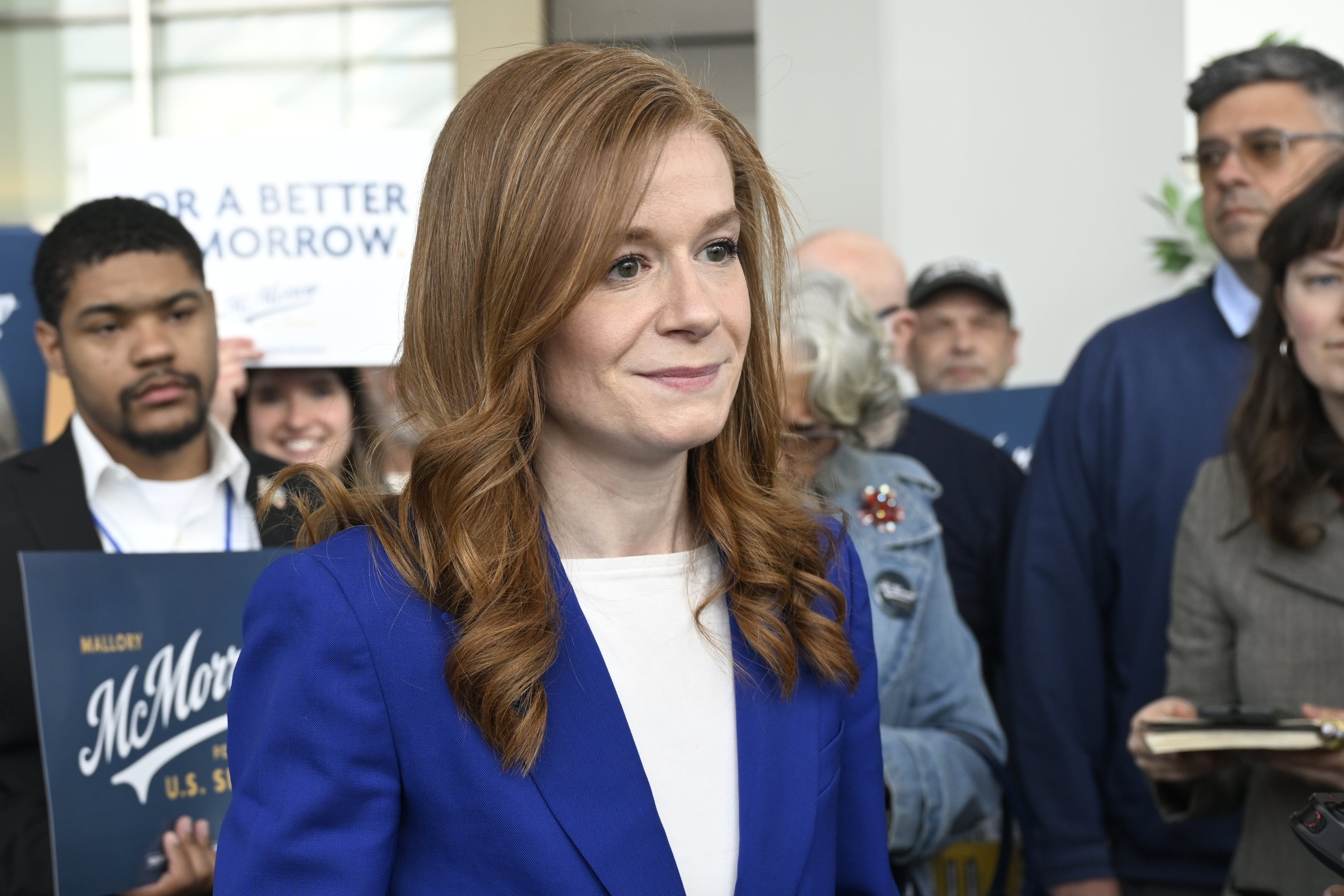 Democrat Mallory McMorrow suspends her Michigan Senate campaign and scrambles the pivotal race