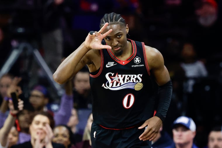 Guard Tyrese Maxey and the Sixers will host the Magic on Tuesday in the NBA's Play-In Tournament.