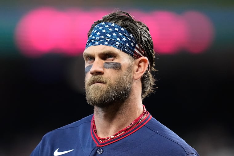 United States and Phillies first baseman Bryce Harper is just 3-for-20 in the WBC.