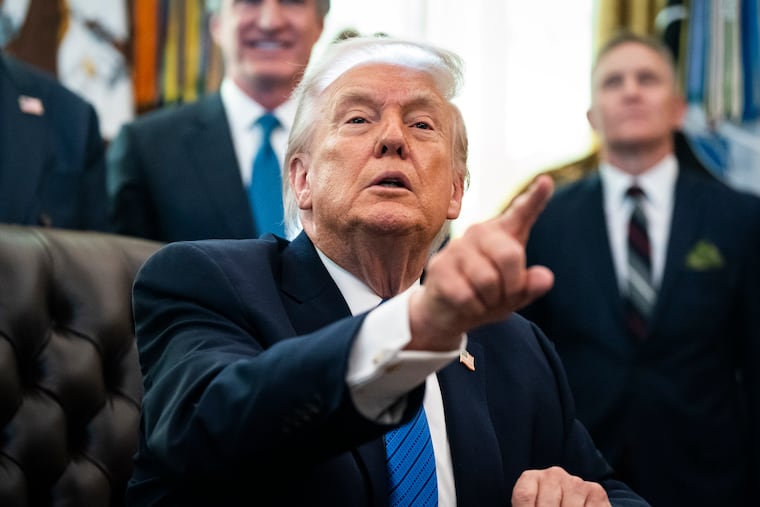 President Donald Trump did not explain why Democratic governors were not invited to the meeting.